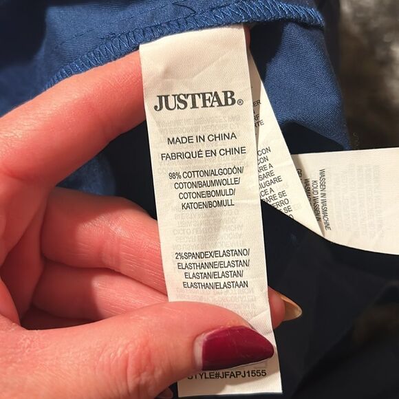 Justfab drape front jacket with drawstring M nwt - Picture 8 of 8